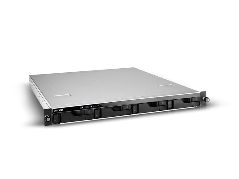 Asustor Lockerstor 4RS NAS Rack (1U) Intel Atom® C3538 8 GB DDR4 0 TB ADM Black