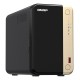 QNAP TS-264 NAS Tower Intel® Celeron® N5095 8 GB 0 TB QNAP QTS Black, Gold