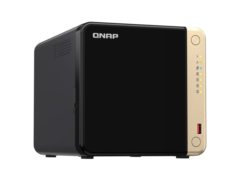 QNAP TS-464 NAS Tower Intel® Celeron® N5095 8 GB DDR4 QNAP QTS Black