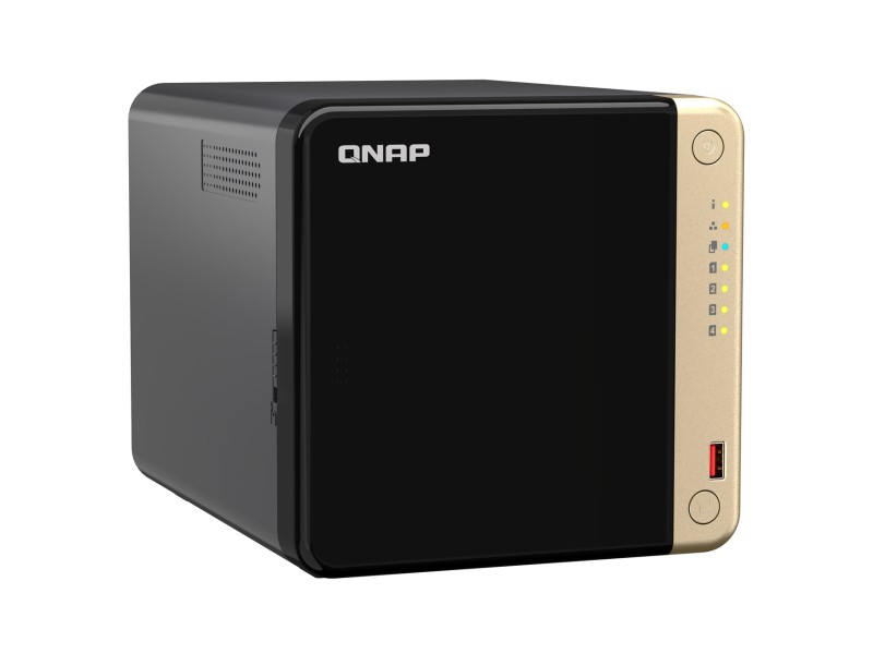 QNAP TS-464 NAS Tower Intel® Celeron® N5095 8 GB DDR4 QNAP QTS Black