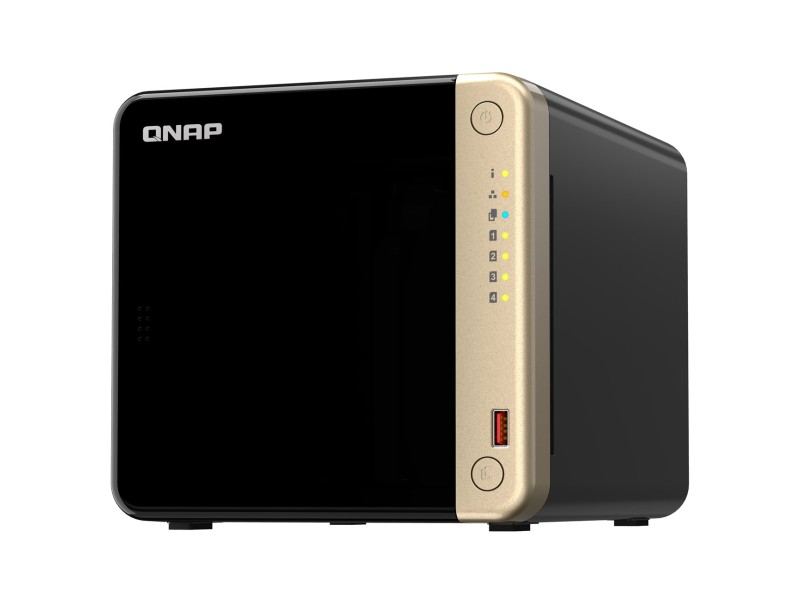 QNAP TS-464 NAS Tower Intel® Celeron® N5095 8 GB DDR4 QNAP QTS Black
