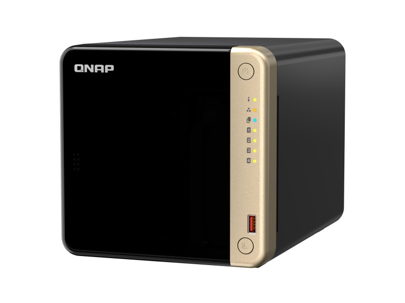 QNAP TS-464 NAS Tower Intel® Celeron® N5095 8 GB DDR4 QNAP QTS Black
