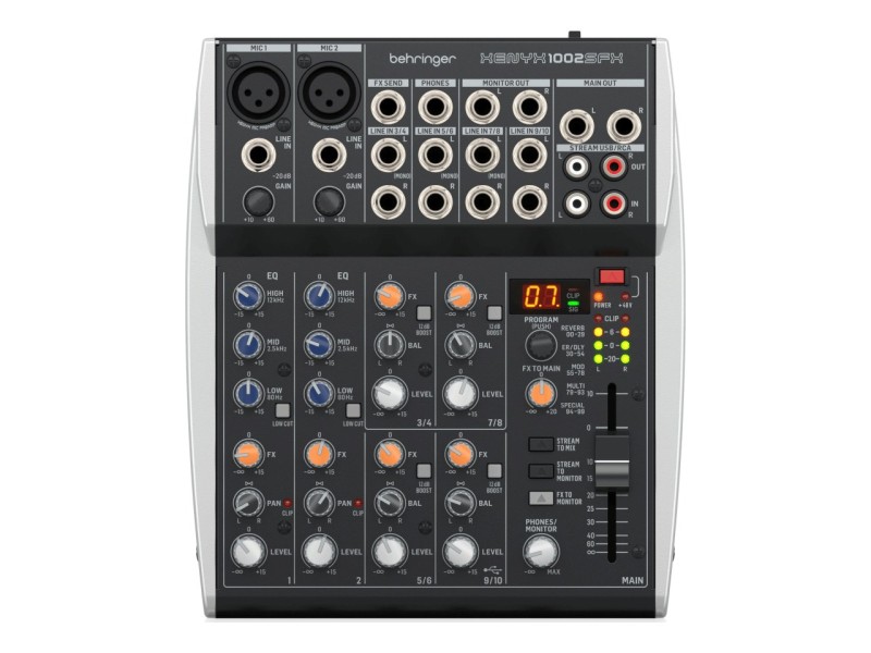 Behringer XENYX 1002SFX - audio mixer