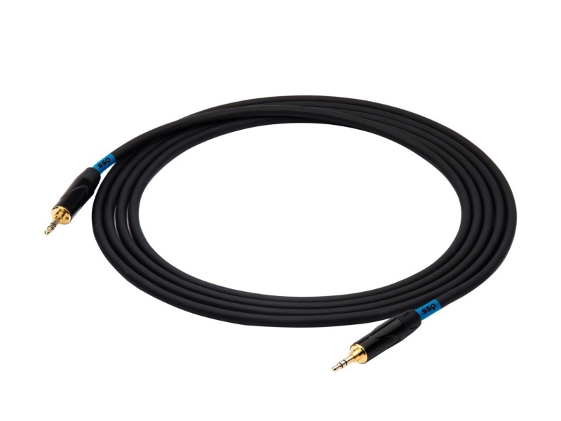 SSQ MIMI2 SS-1425 Cable Mini Jack Stereo 3,5 mm - Mini Jack Stereo 3,5 mm 2 m Black