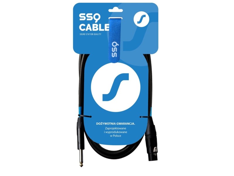 SSQ Cable XZJM5 - Jack mono - XLR female cable, 5 metres