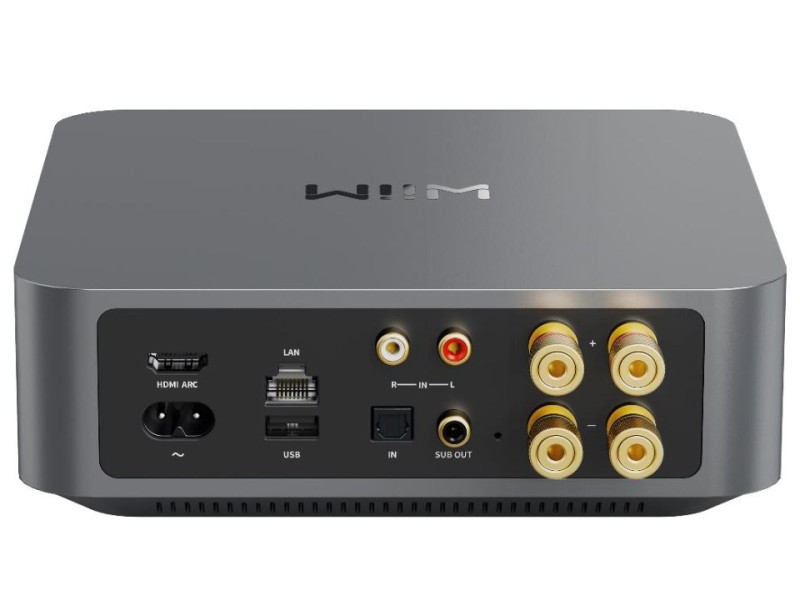 WiiM Amp Dark Grey - Stereo Streaming Amplifier