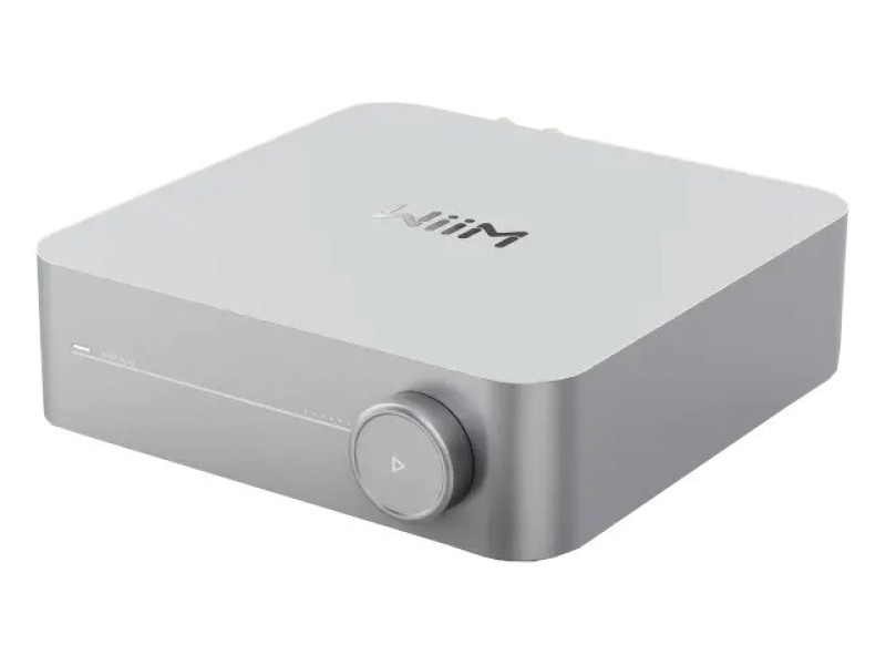 WiiM Amp Silver - Stereo Streaming Amplifier