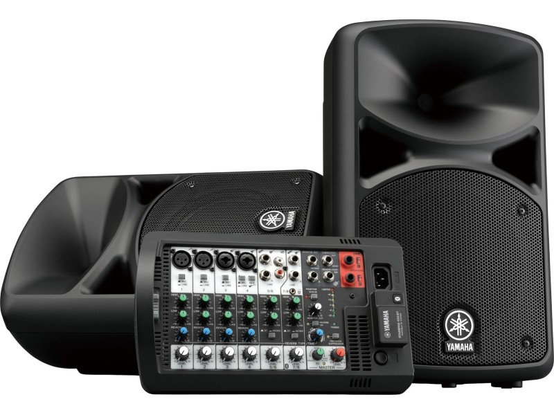 Yamaha Stagepas 400BT - portable PA system with 8-channel mixer and built-in power amplifier