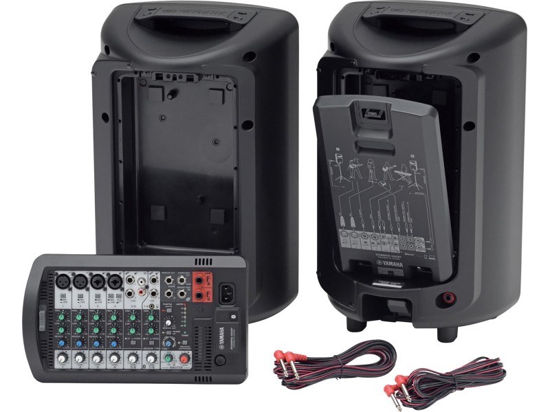 Yamaha Stagepas 400BT - portable PA system with 8-channel mixer and built-in power amplifier