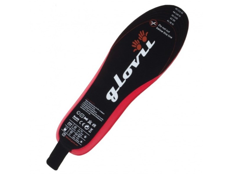 Glovii GW2L shoe insole Unisex All Black