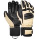 REUSCH MASTER PRO GLOVES SIZE 9 BEIGE AND BLACK
