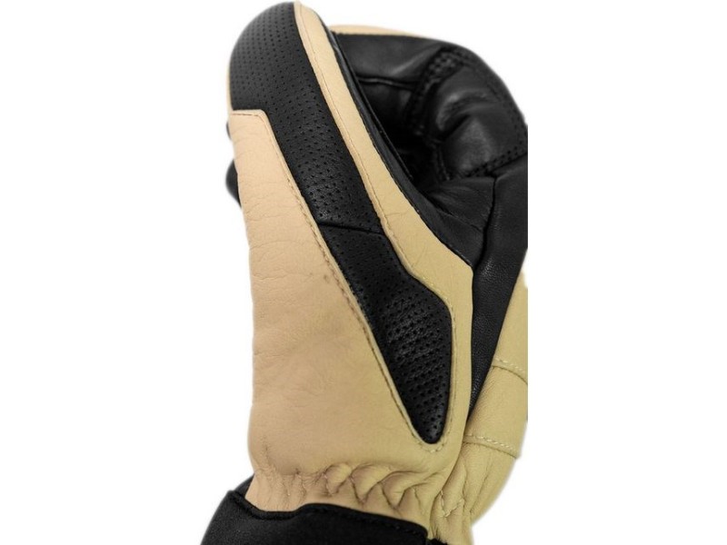 REUSCH MASTER PRO GLOVES SIZE 9 BEIGE AND BLACK