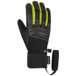 REUSCH JUPITER GORE-TEX GLOVES SIZE 8.5 BLACK AND YELLOW