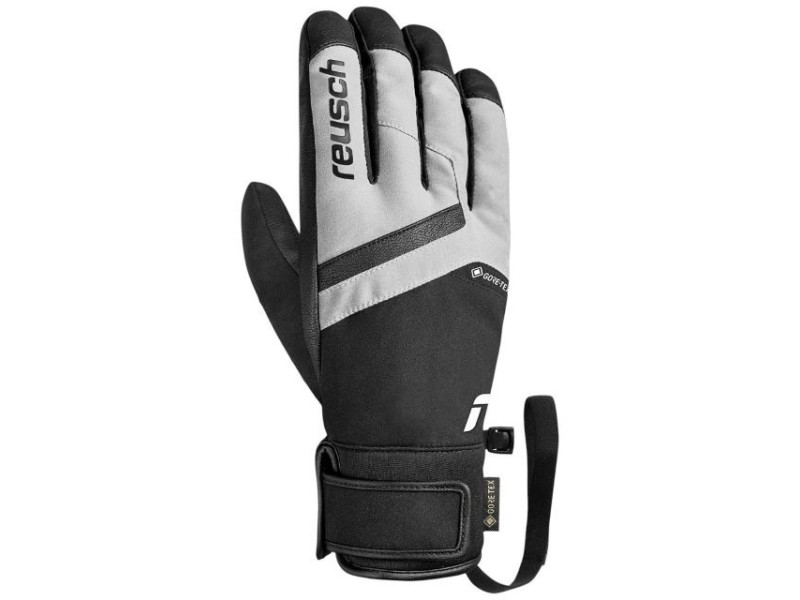 REUSCH BOOSTER GORE-TEX GLOVES SIZE 8.5 BLACK AND GREY