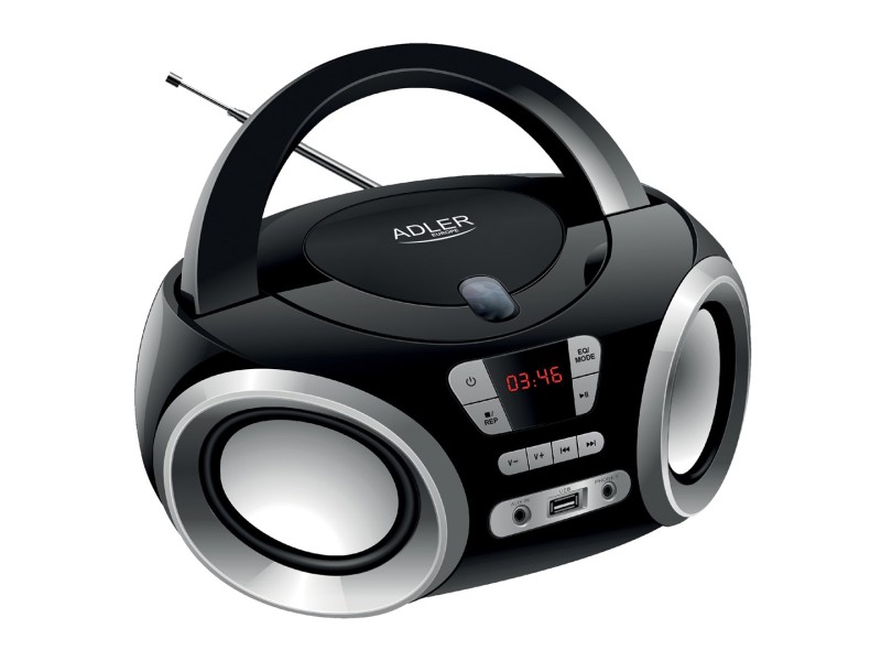 Adler AD 1181 CD player Portable CD player Black, Silver