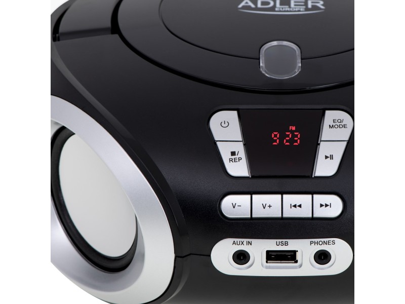 Adler AD 1181 CD player Portable CD player Black, Silver
