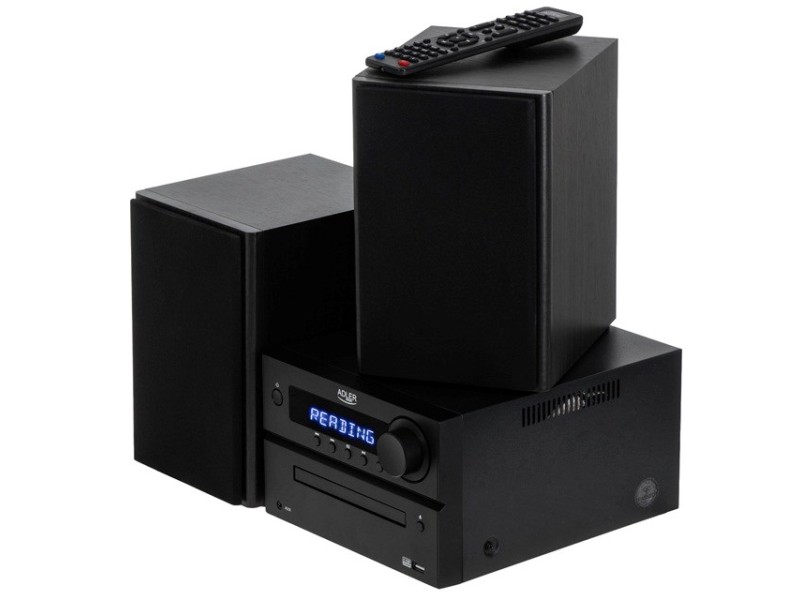 Adler AD 1917 HI-FI Tower Bluetooth/ CD/ USB/ FM Radio Black