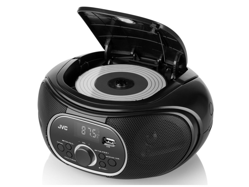 JVC radio RD-E221B Boombox black