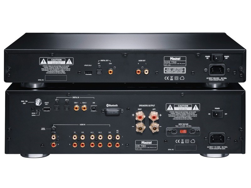 MAGNAT MR 780 Hybrid Stereo amplifier Black