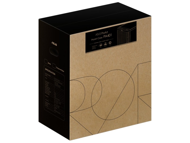 ASUS ProArt PA401 Wood TG PWM (Black) Tower
