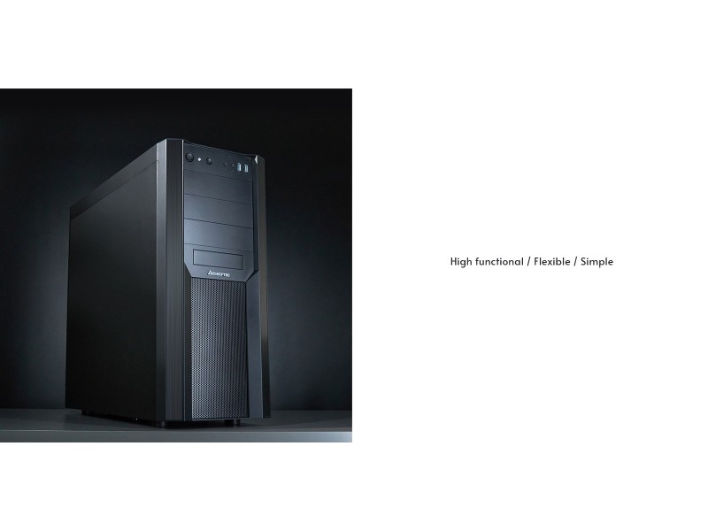 Chieftec CW-01B-OP computer case Tower Black