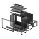 DeepCool CH160 PLUS Small Form Factor (SFF) Black