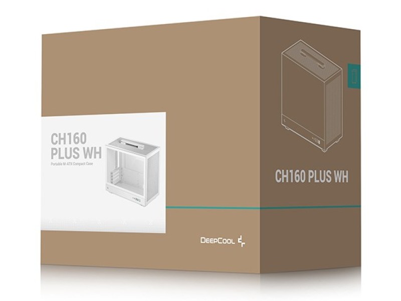 DeepCool CH160 PLUS WH Small Form Factor (SFF) White