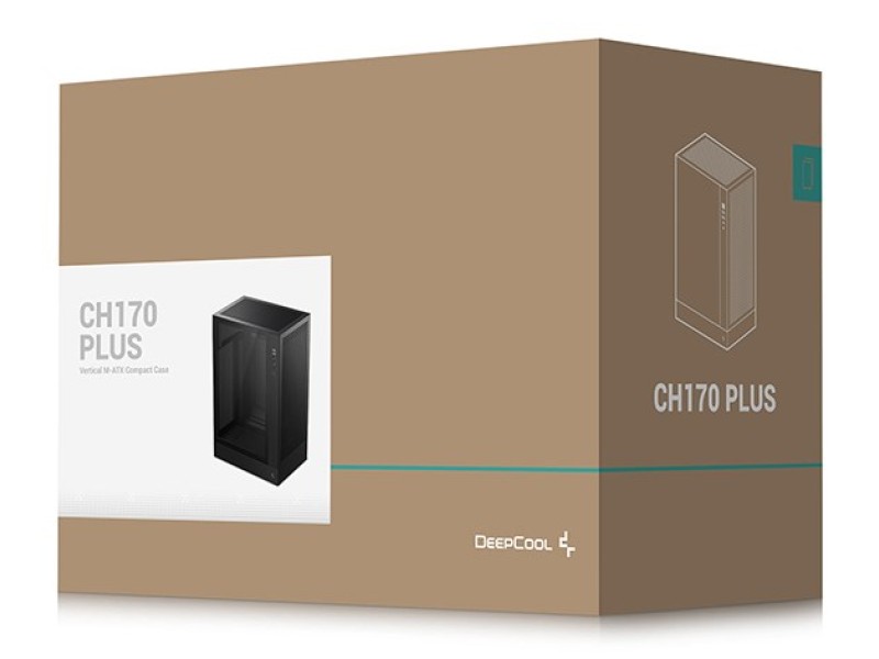 DeepCool CH170 PLUS Tower Black