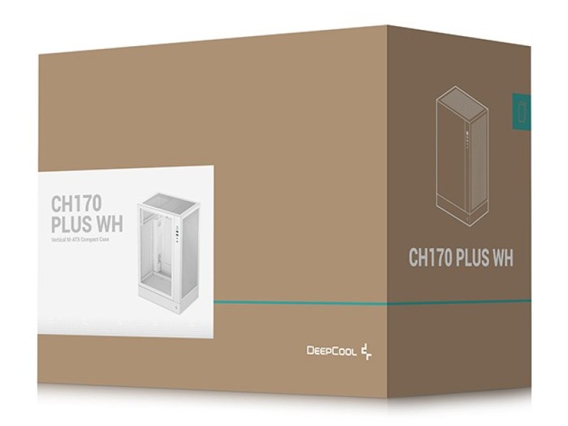 DeepCool CH170 PLUS WH Tower White