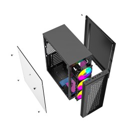 Gembird Fornax 500 Midi Tower Black