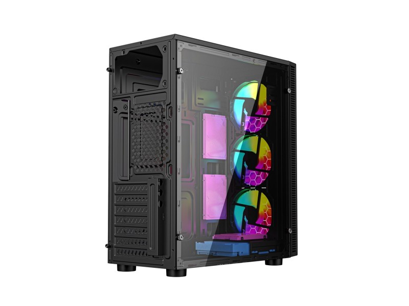 Gembird Fornax 500 Midi Tower Black