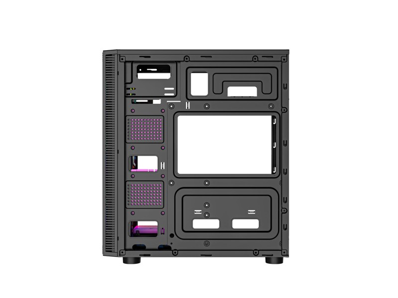Gembird Fornax 500 Midi Tower Black