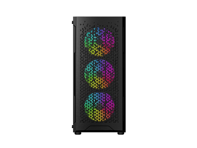 Gembird CCC-FC-400X Gaming ARGB computer case Fornax 400X, black