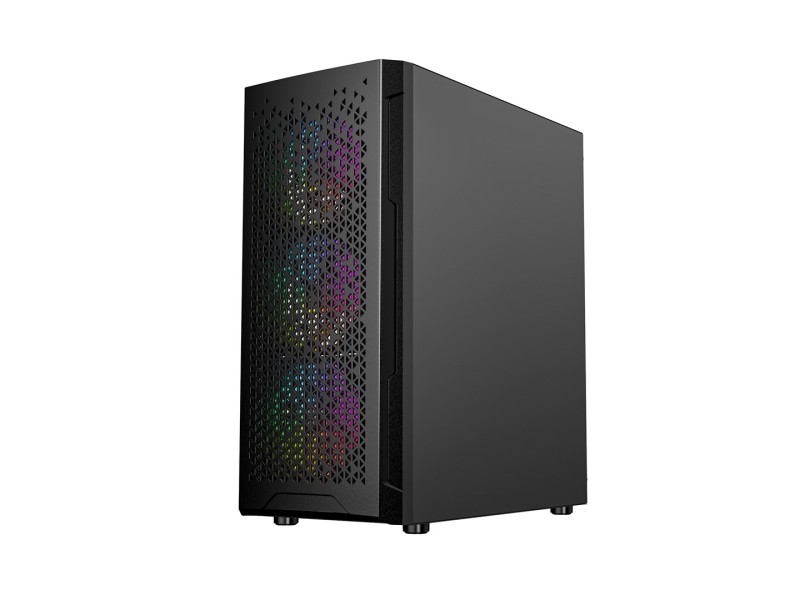 Gembird CCC-FC-400X Gaming ARGB computer case Fornax 400X, black