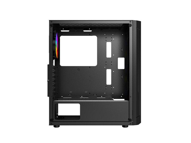 Gembird CCC-FC-400X Gaming ARGB computer case Fornax 400X, black