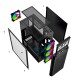 Gembird CCC-FC-400X Gaming ARGB computer case Fornax 400X, black