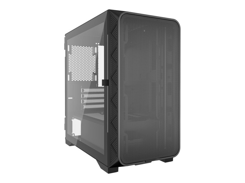 Gembird CCC-FC-MK200 Gaming ATX case, Fornax MK200, mesh, without fans, black