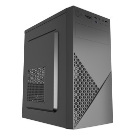 Gembird CCC-FC-K170-600W Office computer case Fornax K170, mATX, black + 600W 80PLUS bronze PSU