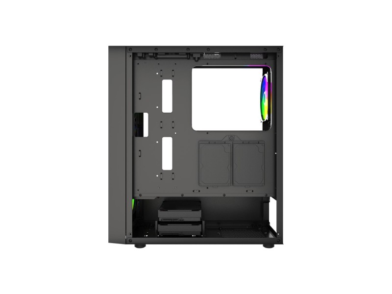 Gembird CCC-FC-4300 Gaming ATX Computer Case Fornax 4300, ARBG backlight, black
