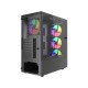 Gembird CCC-FC-4300 Gaming ATX Computer Case Fornax 4300, ARBG backlight, black