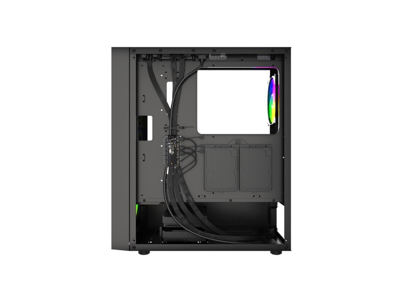 Gembird CCC-FC-4300 Gaming ATX Computer Case Fornax 4300, ARBG backlight, black