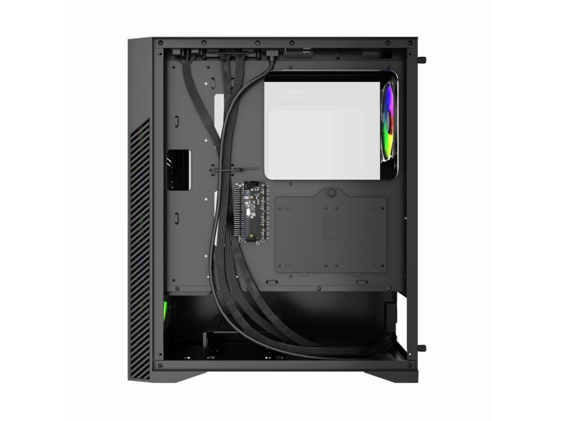 Gembird CCC-FC-900ARGB Gaming computer case Fornax 900, ATX, black