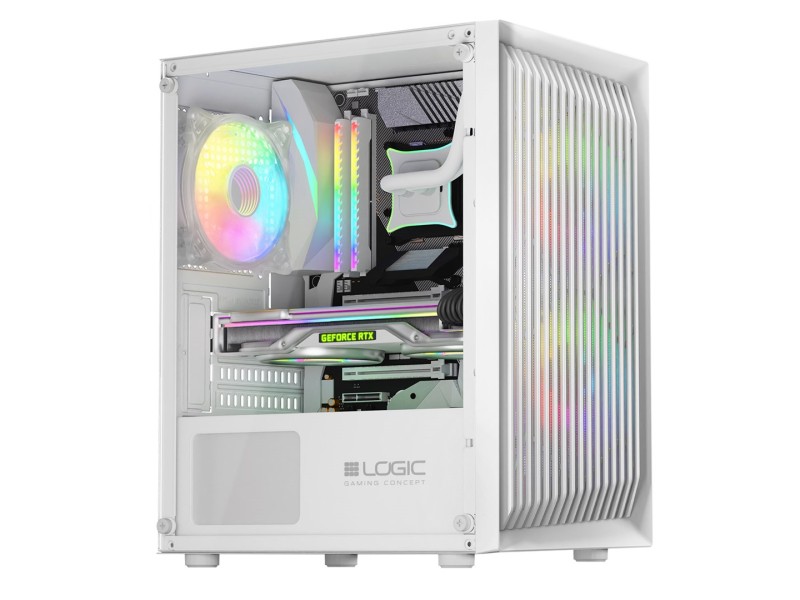 LOGIC ATOS ARGB Mini USB 3.0 Enclosure White