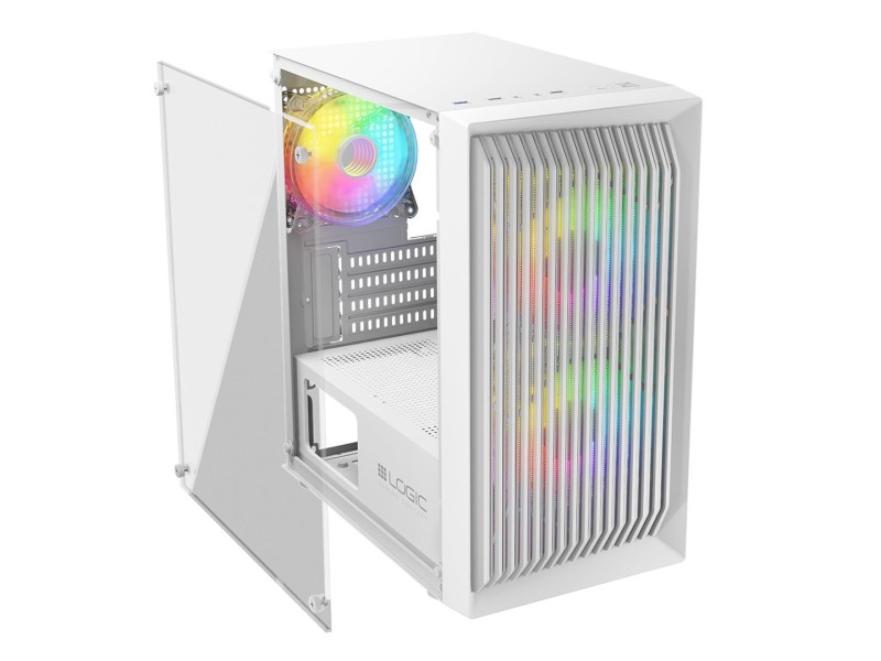 LOGIC ATOS ARGB Mini USB 3.0 Enclosure White