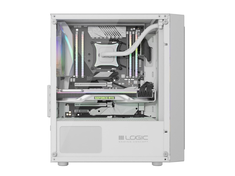 LOGIC ATOS ARGB Mini USB 3.0 Enclosure White