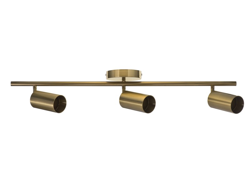 Activejet SPECTRA triple gold ceiling wall lamp strip spotlight GU10 for living room