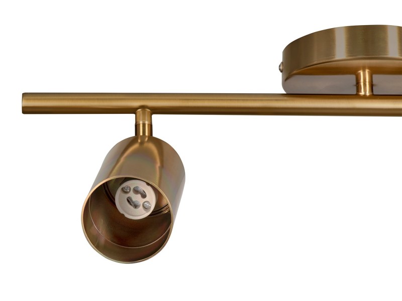 Activejet SPECTRA triple gold ceiling wall lamp strip spotlight GU10 for living room