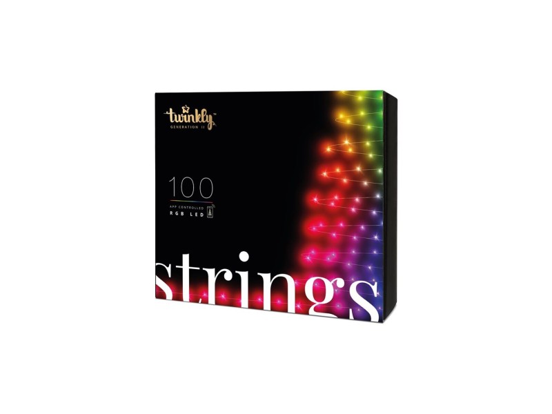 TWINKLY Strings 100 (TWS100STP-BEU) Smart Christmas tree lights 100 LED RGB 8 m