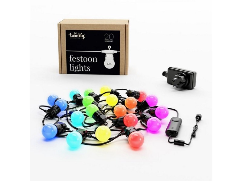 SMART LIGHTS TWINKLY FESTOON 20 RGB 10 M