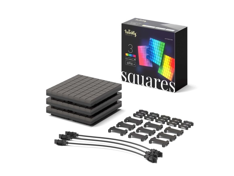 Twinkly Squares Extension Kit Smart lighting kit Black Wi-Fi/Bluetooth